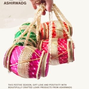 Decorative Lohri Ethnic Fashion Dholak Design Dry Fruits Box For Wedding Shagun Gift By Ashirwadg