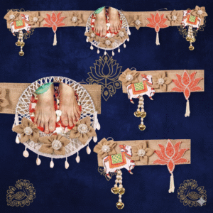 Guru Ji Charan Home Decor Lotus Toran