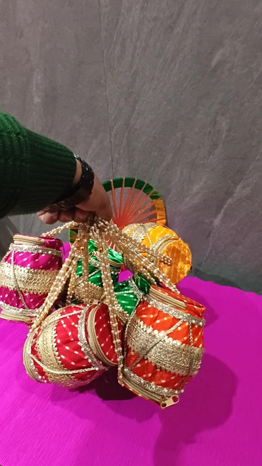 Designer Dhol Bag For Lohri Gifting 1 Pcs - Image 3