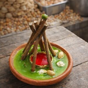 Lohri Festival Scent Candle | Miniature Lohri Bonfire Candle | Eco-Friendly Festive Decor | Traditional Design | Perfect for Lohri Celebrations & Gifting