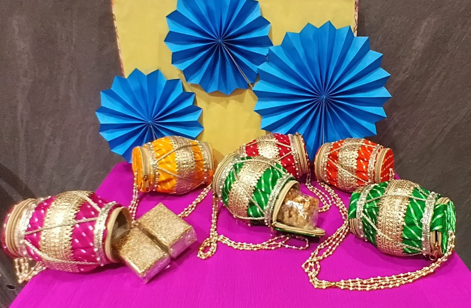 Designer Dhol Bag For Lohri Gifting 1 Pcs - Image 2