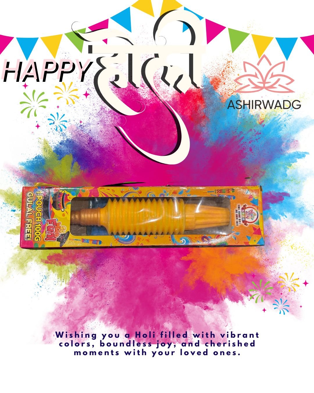 Ashirwadg Luxury Holi Hamper – Personalized Gifting Made Special
