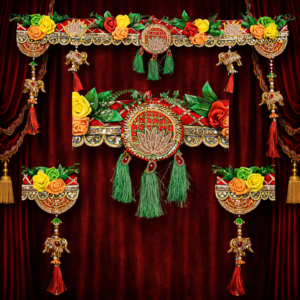 Royal Lotus & Elephant Designer Toran – Premium Festive Door Hanging