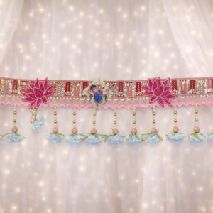 Royal Krishna Lotus Designer Toran – Elegant Festive Door Hanging