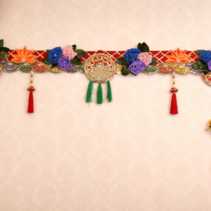 Festive Designer Toran – Lotus, Flowers & Elephant Door Decor