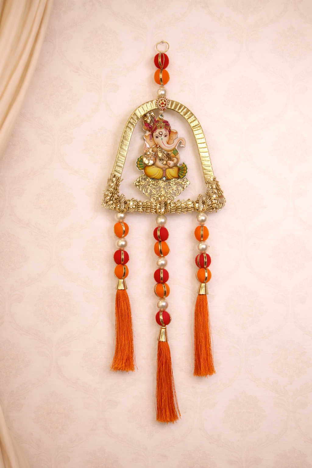 Royal Ganesha Designer Wall Hanging – Festive Home Decor