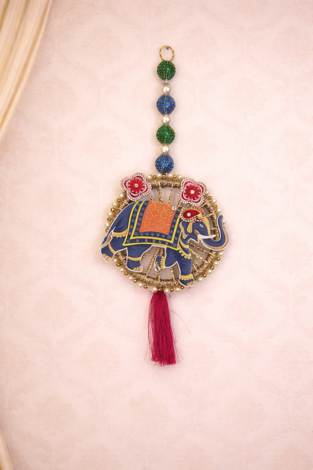 Royal Elephant Designer Wall Hanging – Ethnic Home Decor