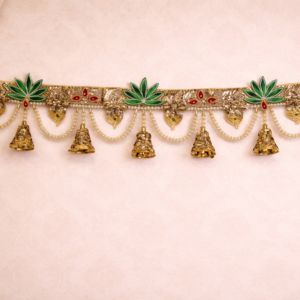 Premium Festive Toran with Bells – Traditional Door Hanging